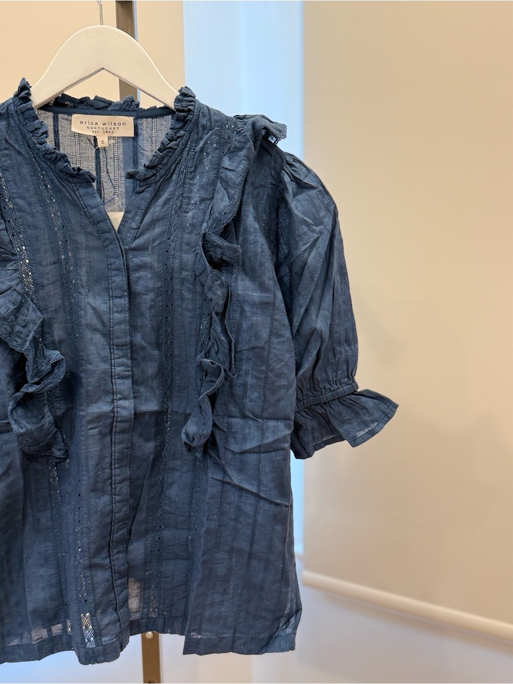 Erica Wilson Jaja Ruffle Top - Picture 4 of 8